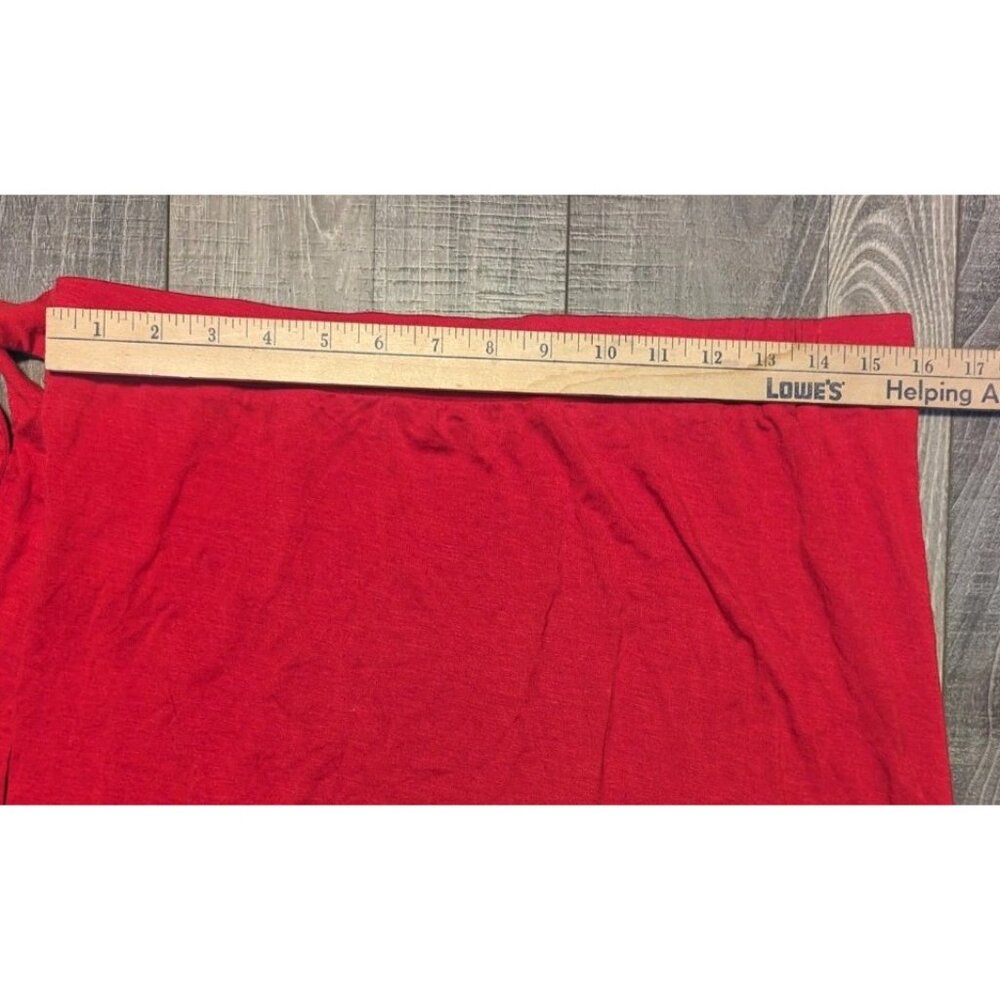 Worthington Baha 36" Multicolor‎ Tie Waist Straight Skirt Lightweight Pull On - Picture 6 of 10